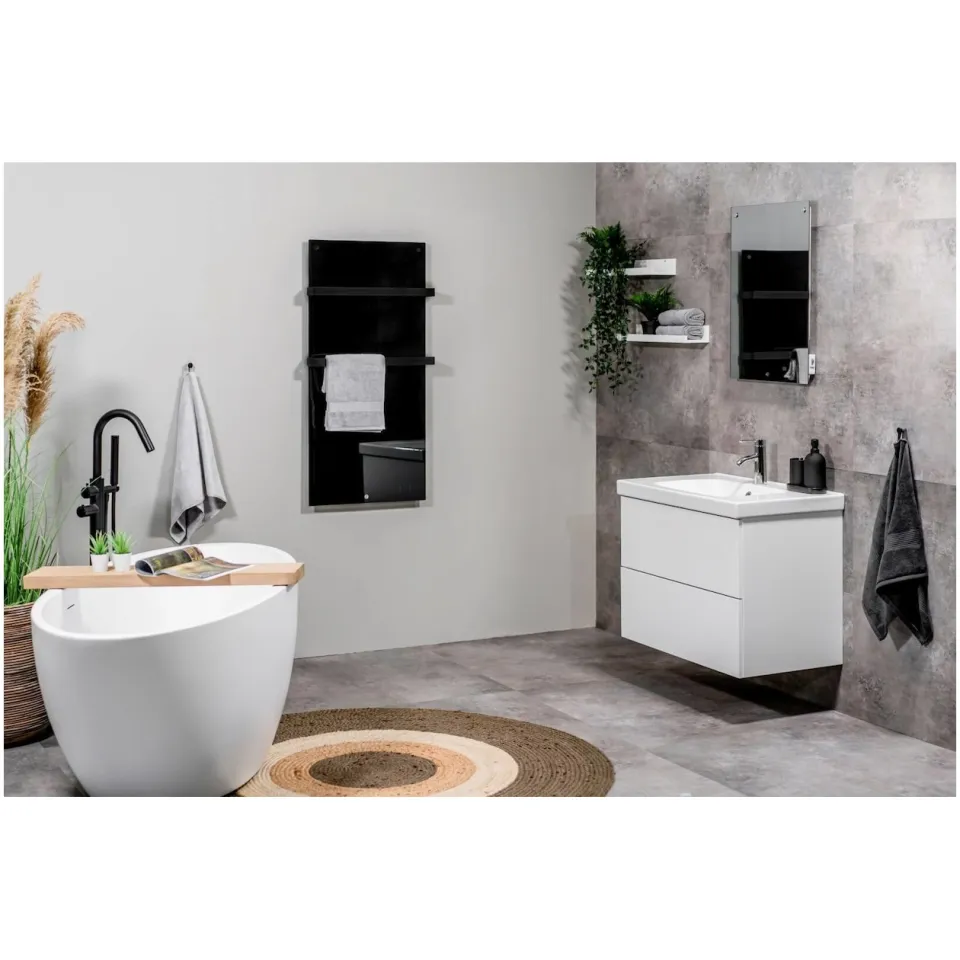 Eurom Sani 600 Comfort WiFi Badkamerkachel Zwart, foto 2