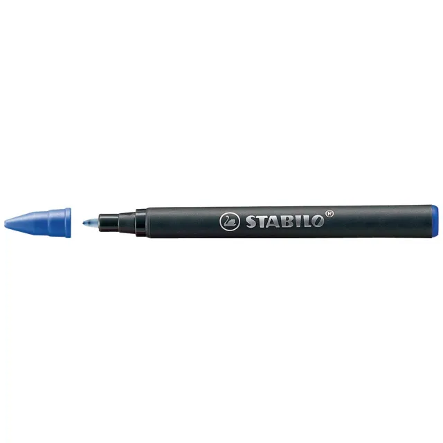 Stabilo Rollerpenvulling stabilo easyoriginal medium blauw Doosje