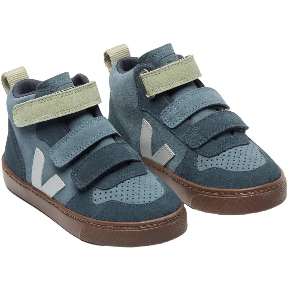 Veja Small V-10 Mid suède sneakers - blauw, foto 2