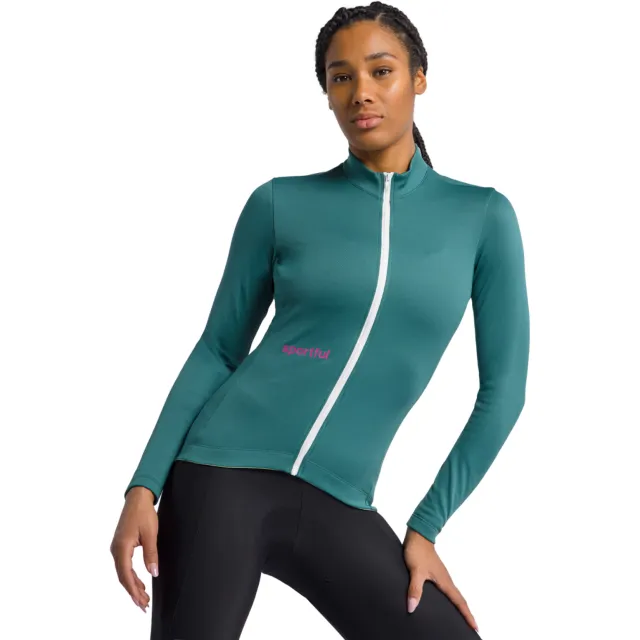 Sportful Classic Thermal Jersey fietsshirt turquoise Turkoois