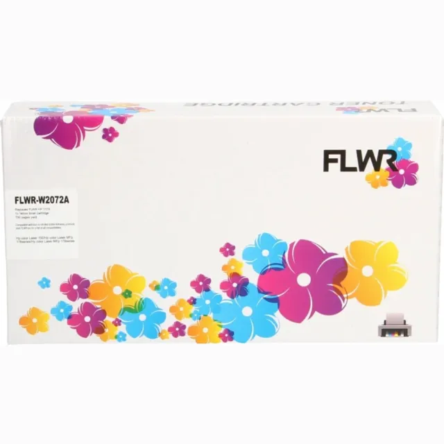 FLWR HP 117A geel (Huismerk (compatible))