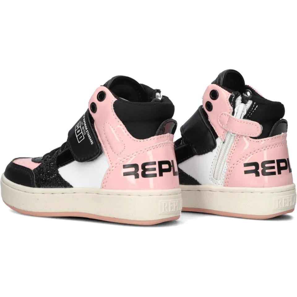 Replay Cobra Kid 1 hoge sneakers roze, foto 4