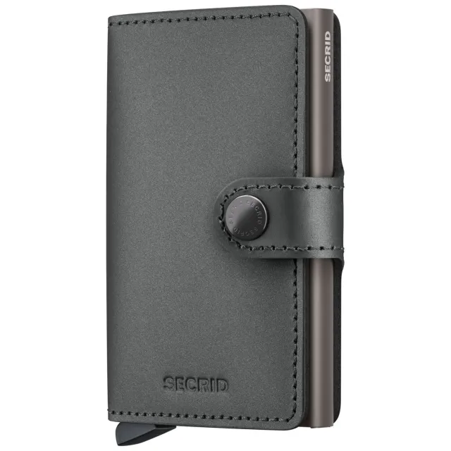 Secrid Miniwallet Matte Satin pasjeshouder grijs