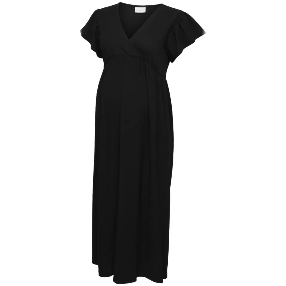 Mamalicious midi jurk zwart, foto 2
