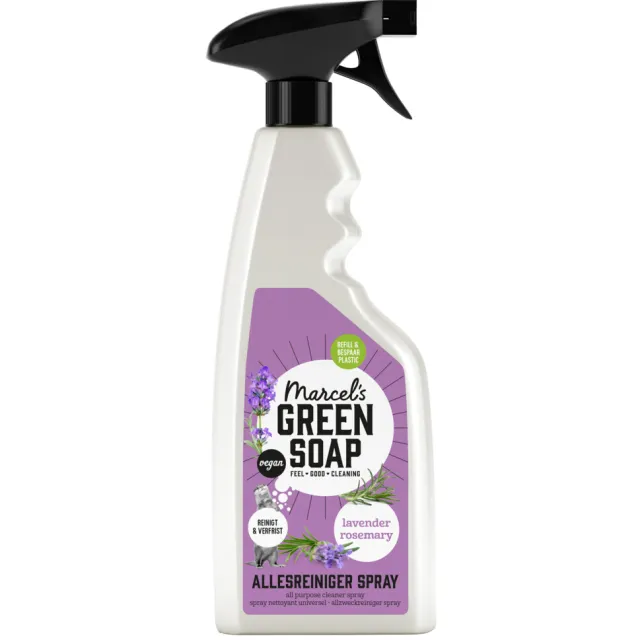Marcel's Green Soap allesreiniger spray lavendel & rozemarijn