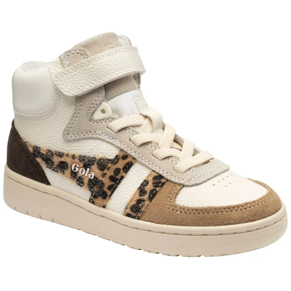 Gola sneakers - wit/bruin, foto 2