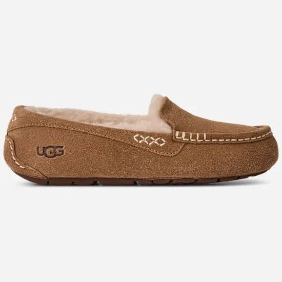 Ugg ® Ansley-pantoffel voor dames in Brown, Suede Chestnut