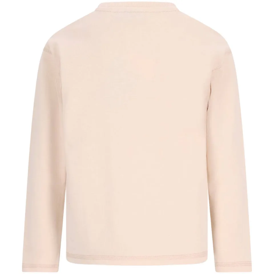 Like Flo rechtvallende longsleeve met print crème, foto 3