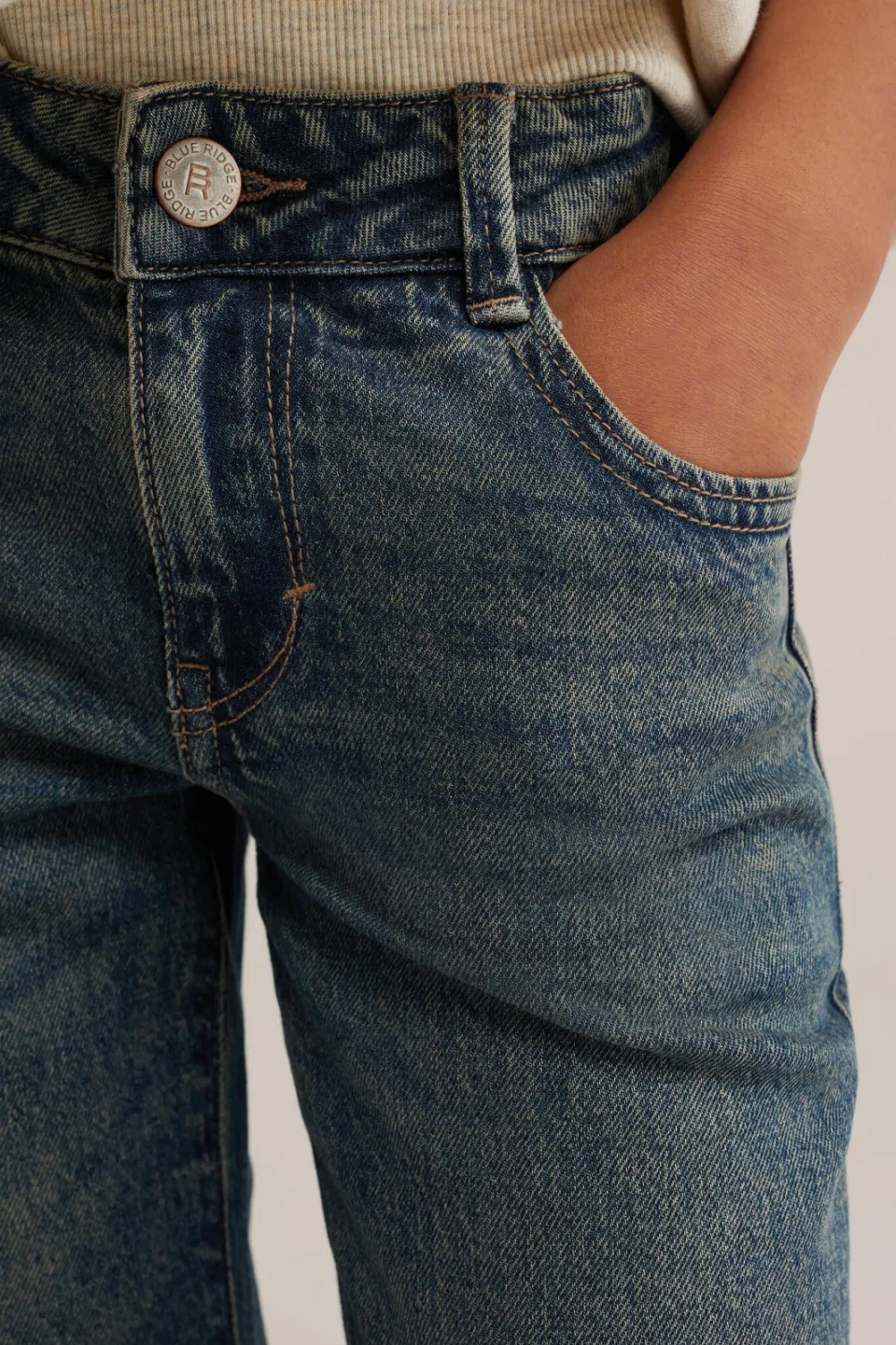 WE Fashion Blue Ridge flared jeans - mediumblauw, foto 5