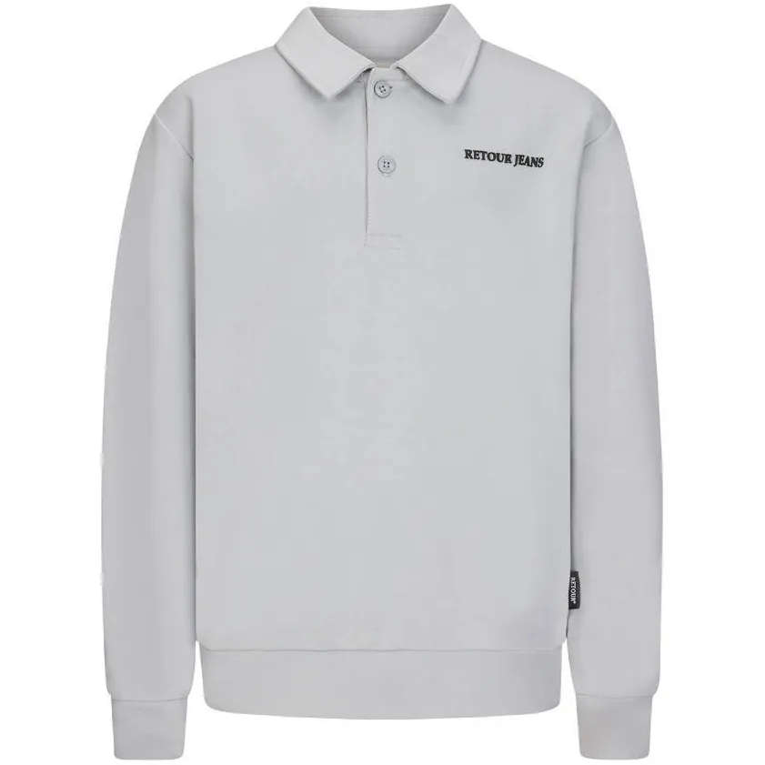 Retour Jeans sweater lichtgrijs, foto 2