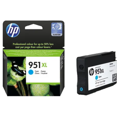 Hp 951XL Officejet inktcartridge cyaan
