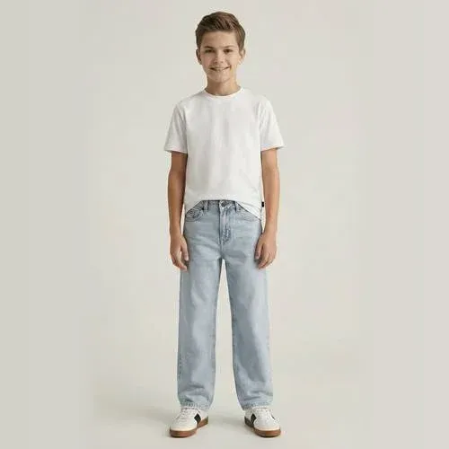 Cars Porter straight leg jeans lichtblauw super bleached, foto 2