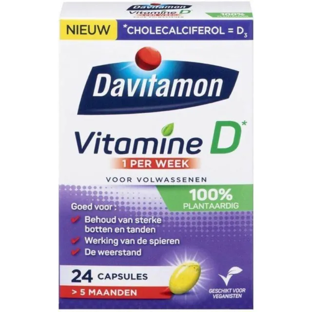 Davitamon Vitamine D 1 per week capsules