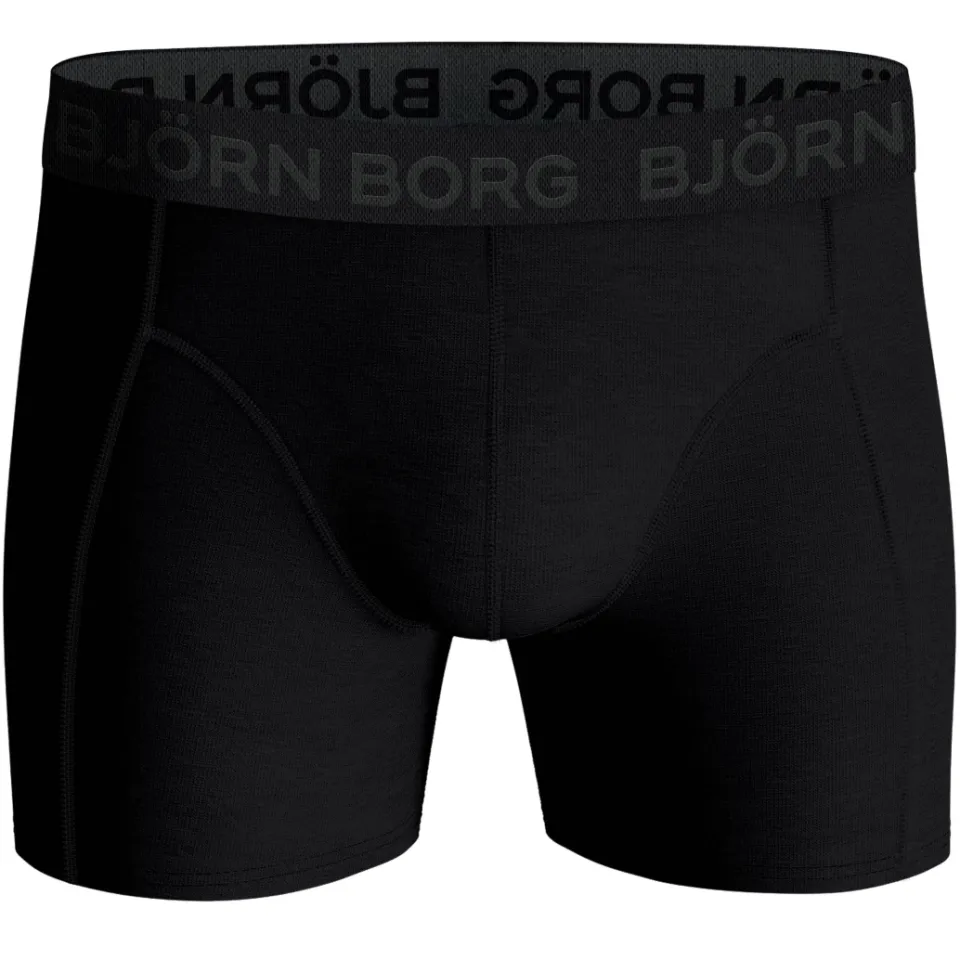 Björn Borg Cotton Stretch boxershorts 5-pack blauw/zwart