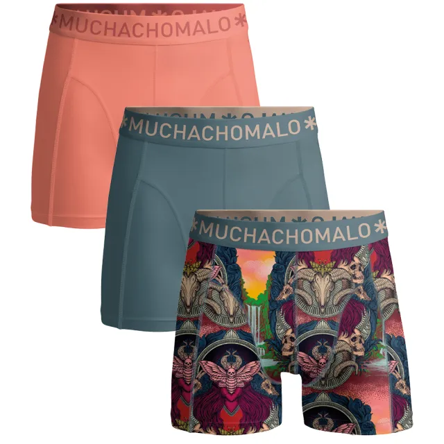 Muchachomalo Heren 3-pack Boxershorts Veelkleurig