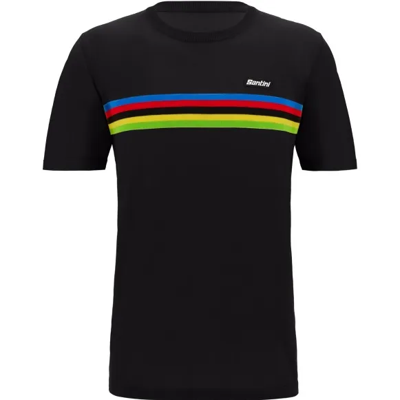 Santini UCI World Champion t-shirt zwart