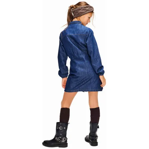 Retour Jeans Nova spijkerjurk donkerblauw dark indigo, foto 3