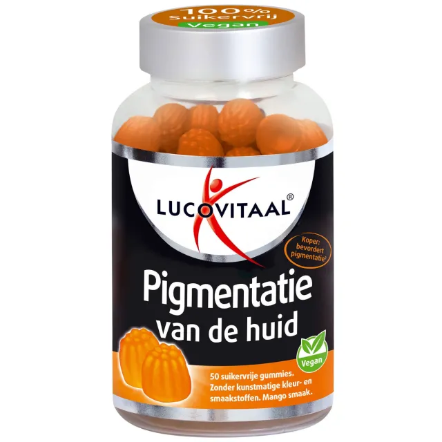 Lucovitaal Pigmentatie van de huid 50 gummies