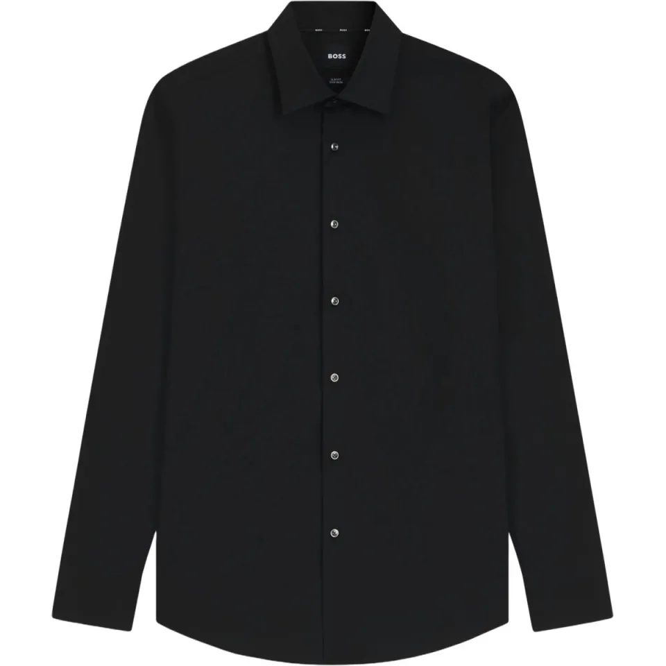Boss slim fit overhemd H-HANK black, foto 2