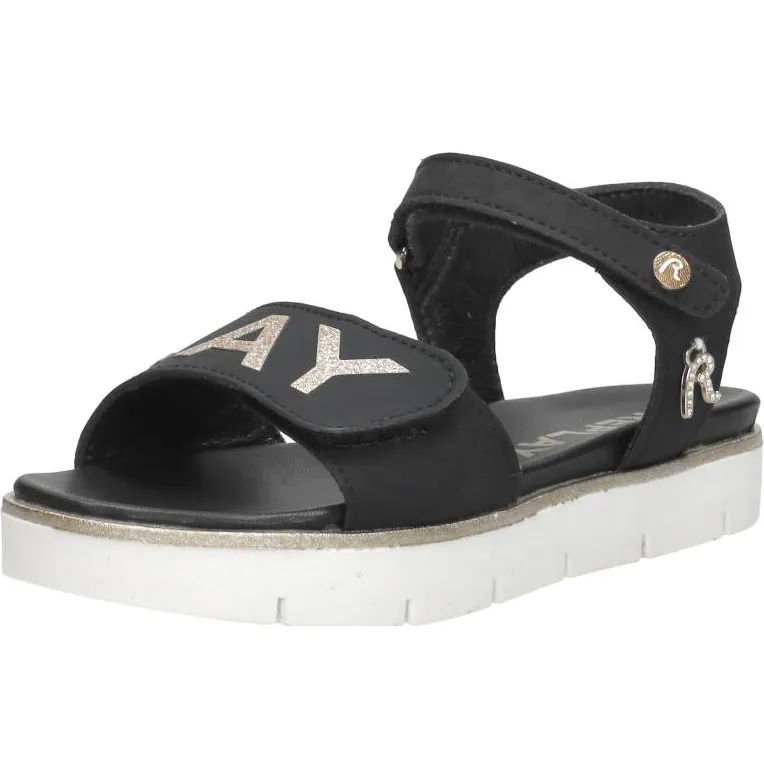 Replay Sandal 4 platte sandalen zwart, foto 3