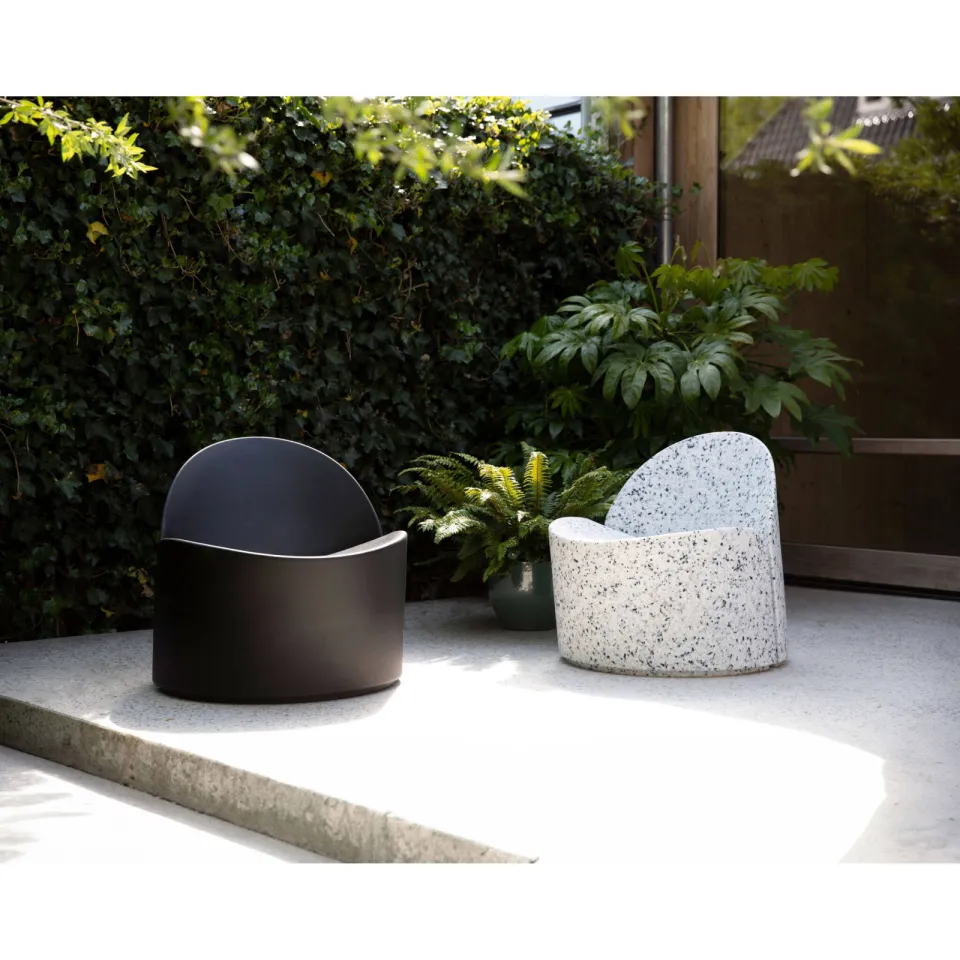 Zuiver outdoor fauteuil Bloom zwart, foto 5