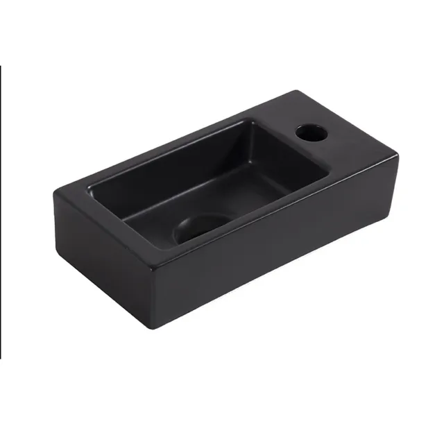 Boss & Wessing BWS Fontein Rino Mini Rechts 36x18x9 cm Mat Zwart