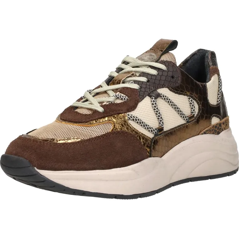 Sub55 sneakers bruin, foto 3