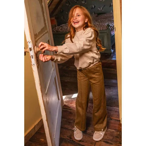 LOOXS little boxy sweater met backprint - ecru, foto 5