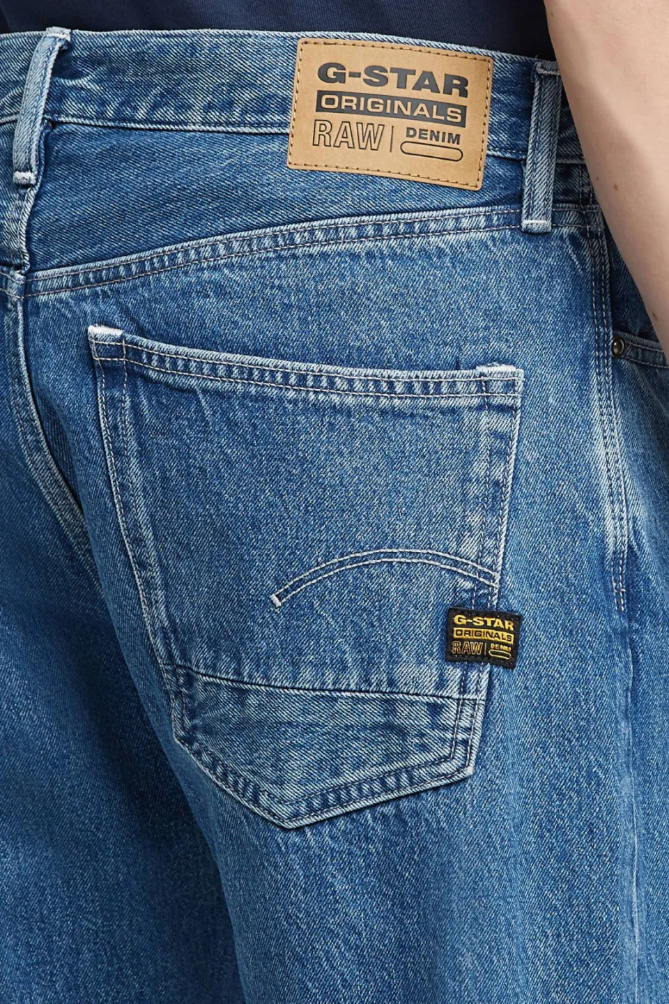 G-Star Dakota Regular straight leg jeans blauw, foto 4