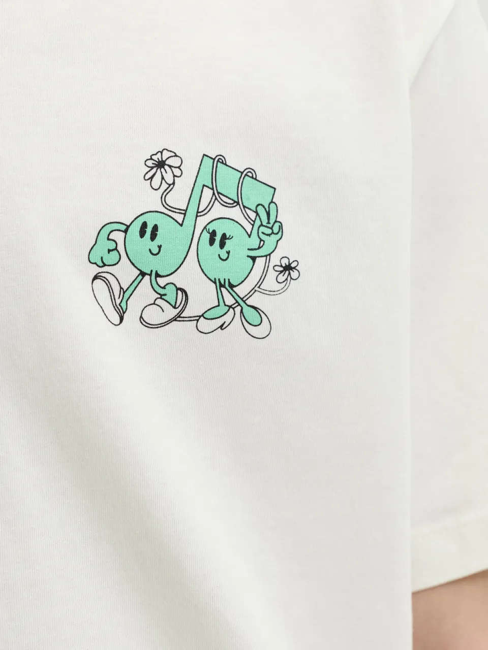 Jack & Jones T-shirt met backprint gebroken wit, foto 6