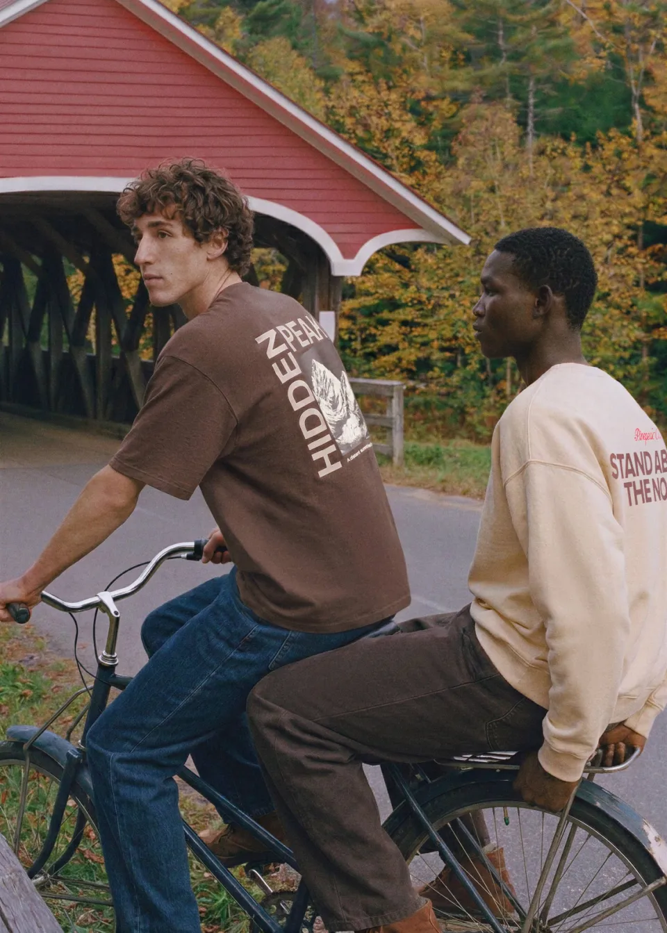Mango Teen t-shirt met backprint bruin, foto 5
