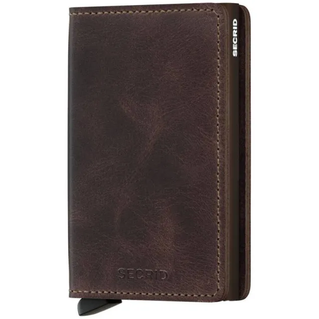 Secrid Slimwallet Vintage pasjeshouder donkerbruin