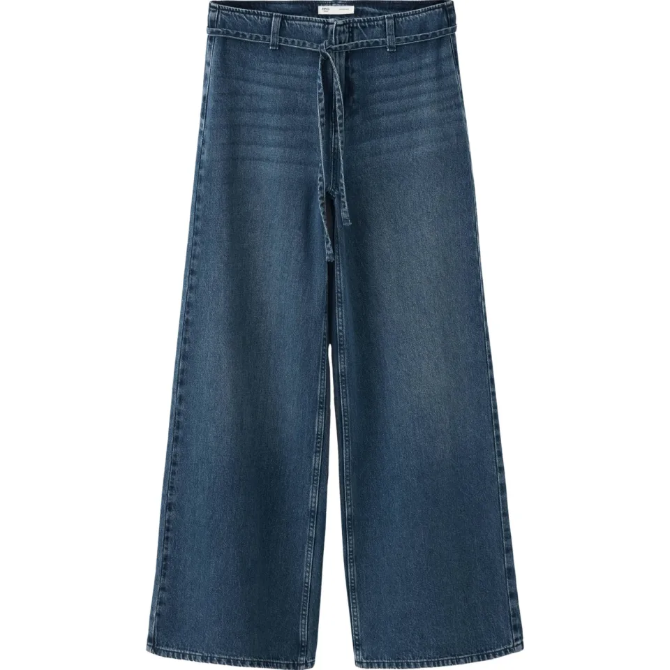 Mango TEEN straight leg jeans - donkerblauw denim, foto 2