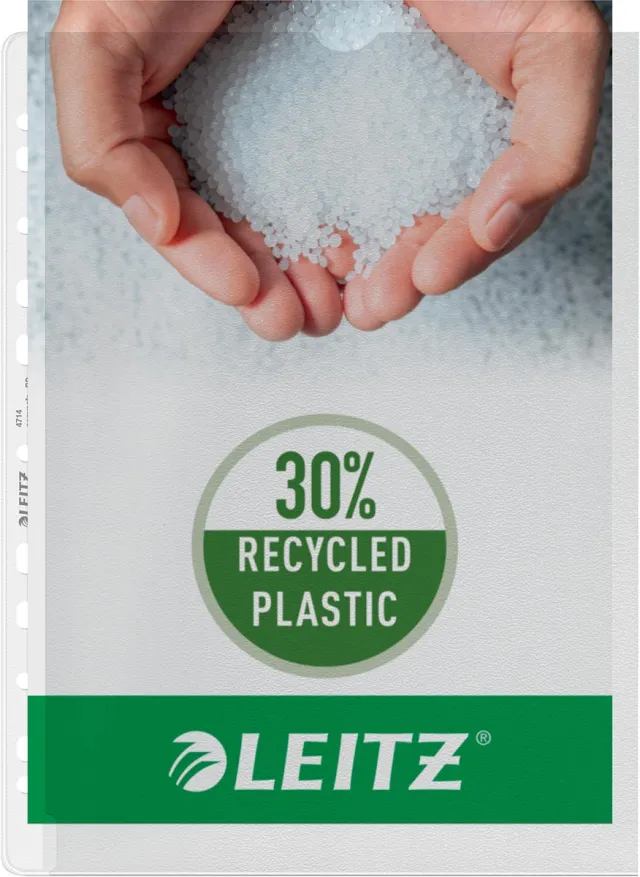 Leitz Showtas leitz premium links open 0.13mm pp a4 Transparant 100 stuks
