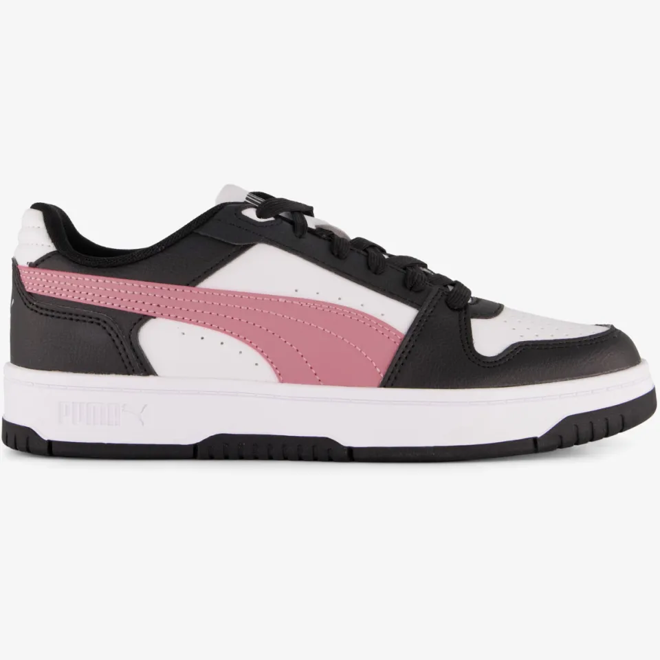 Puma Rebound Slam Low dames sneakers wit roze Zwart