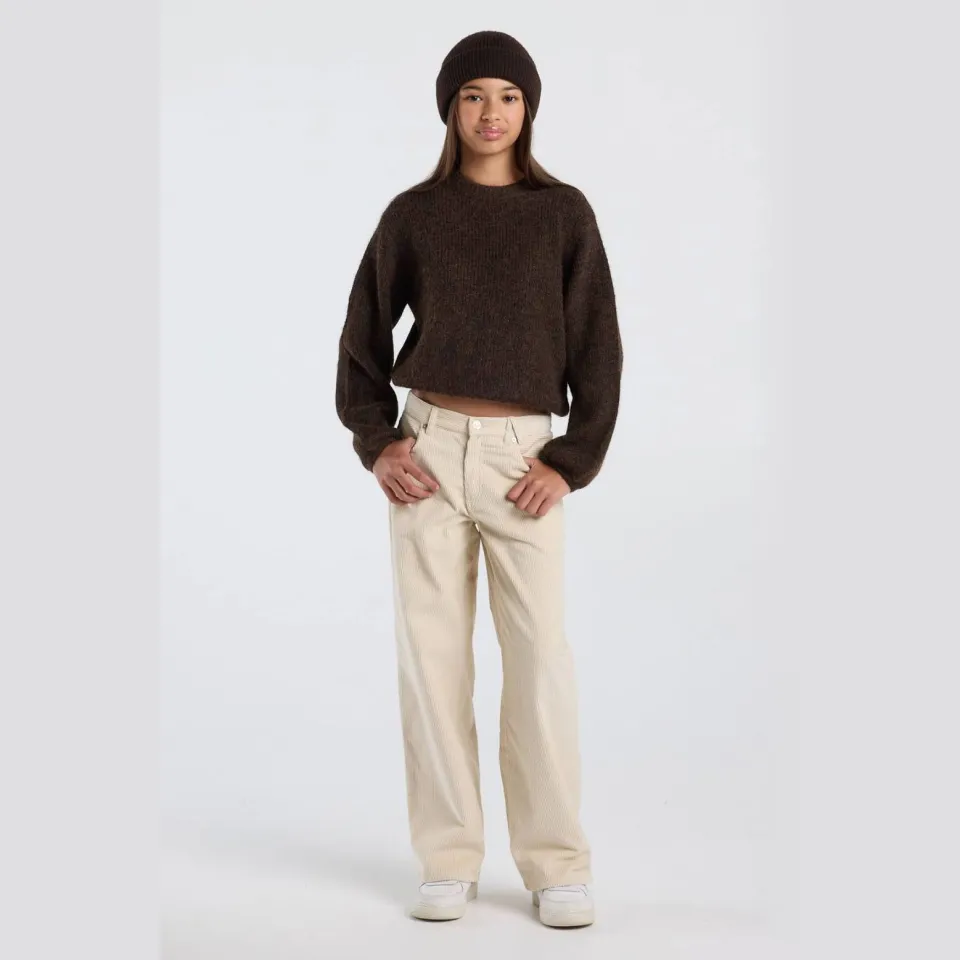 America Today Philou Jr corduroy casual broek beige