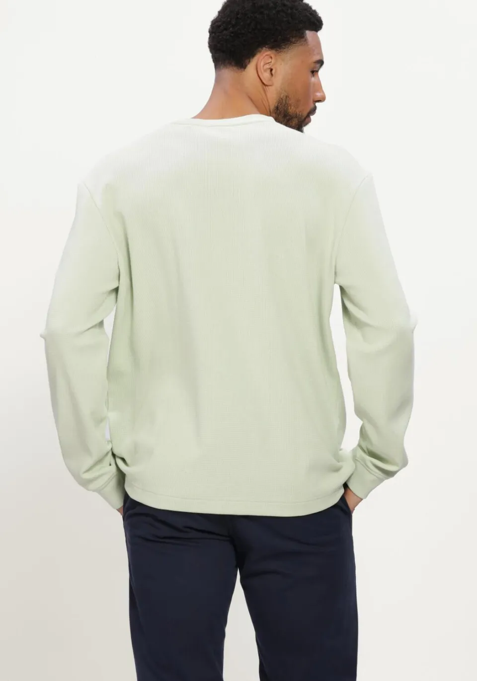 Boss Orange Heren Truien & Vesten We_tempest - Mint, foto 4