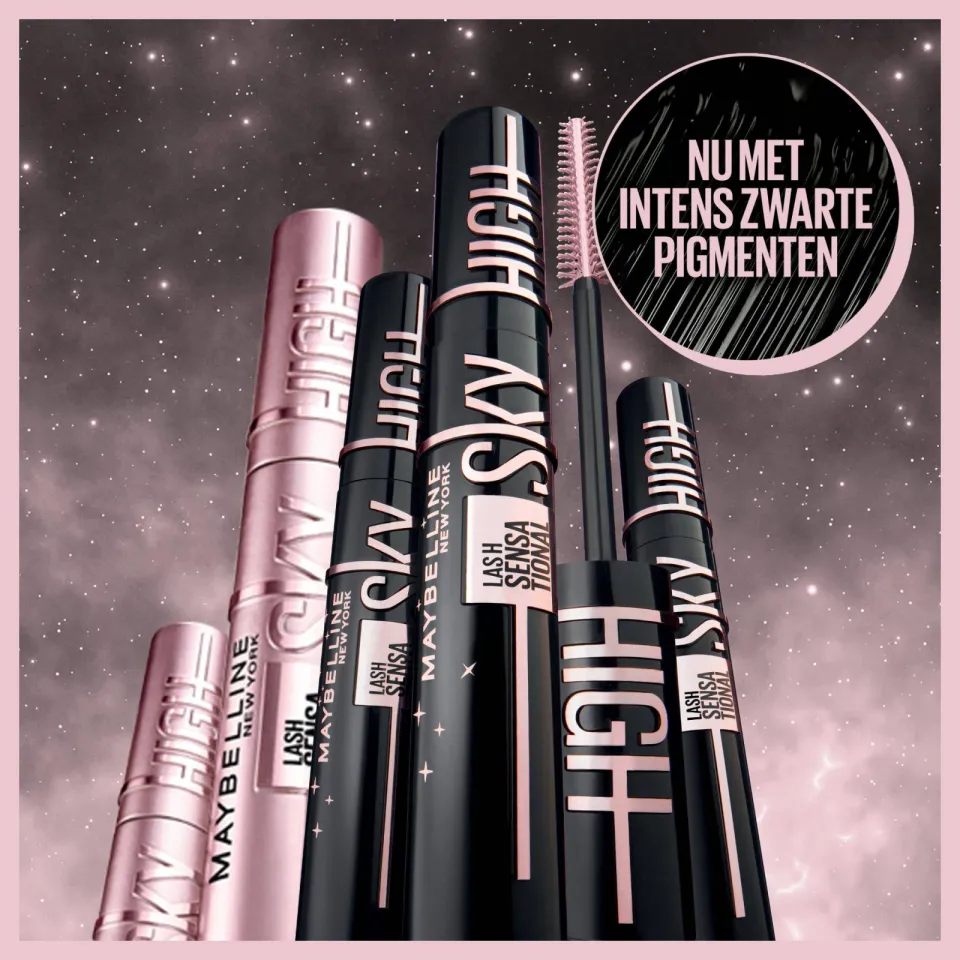 Maybelline New York Lash Sensational Sky High mascara Cosmic Black, foto 3