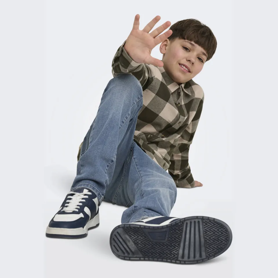 Only & Sons JUNIOR slimfit jeans blue grey denim, foto 5