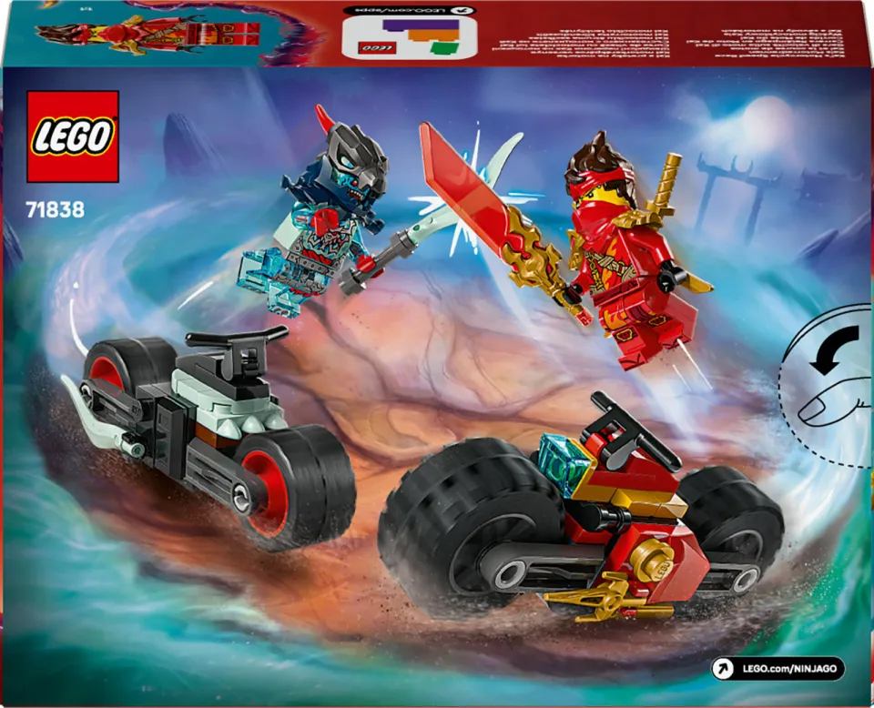 Lego Ninjago Kai's Motorrace Speelset met 2 Motoren 71838, foto 3