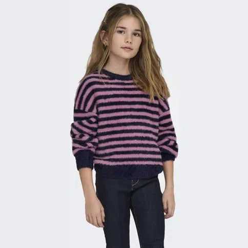 KIDS ONLY GIRL trui gebreid donkerblauw/lila, foto 2