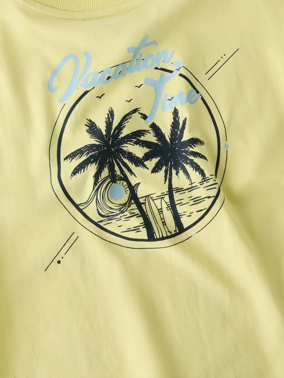 NAME IT KIDS T-shirt met print geel, foto 4