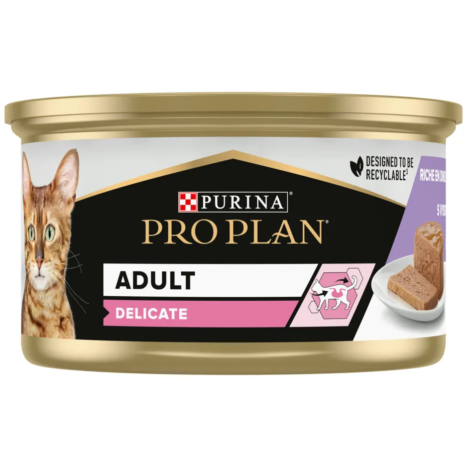 Pro Plan Adult Delicate mousse kalkoen natvoer kat, foto 3