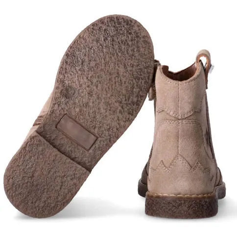Tommy Hilfiger leren laarzen met hak - taupe, foto 5