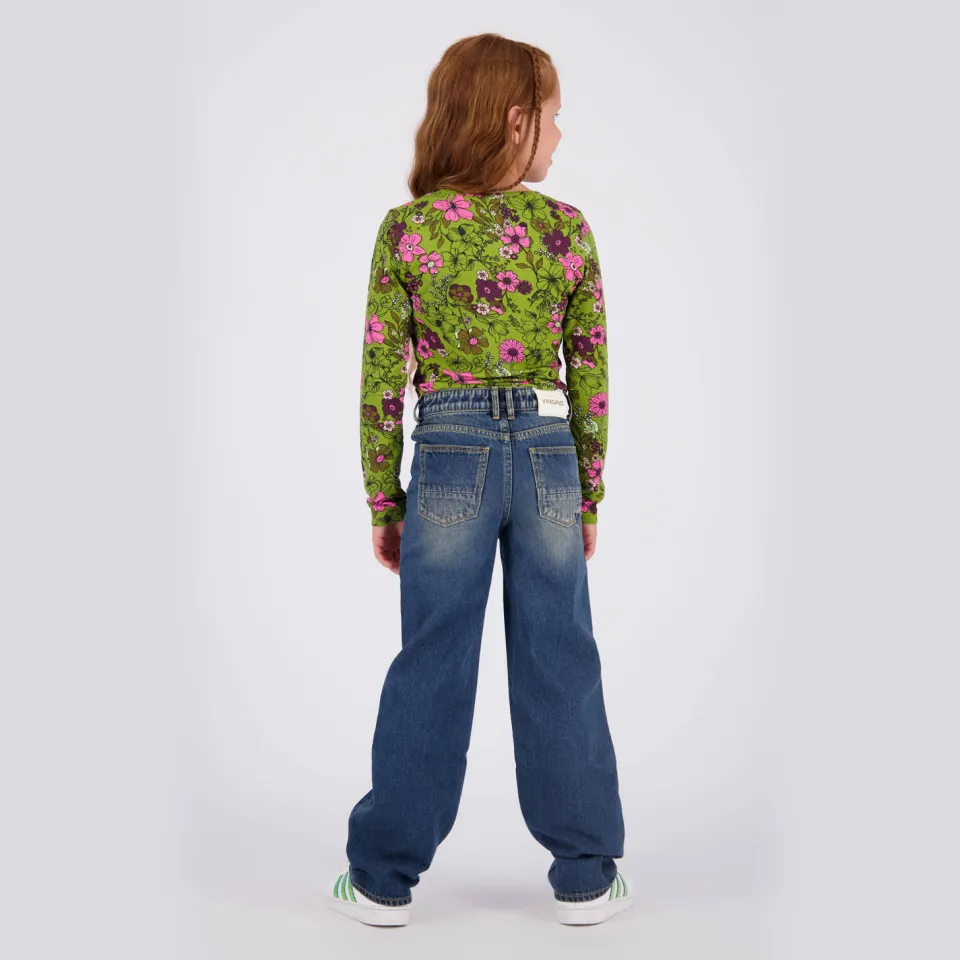Vingino Cato wide leg jeans - donkerblauw, foto 3