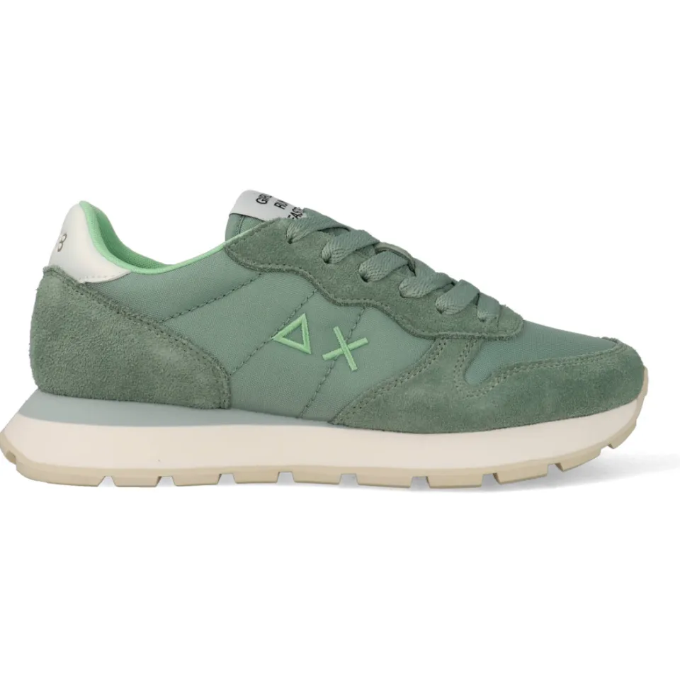 Sun68 Ally Solid lage sneakers mintgroen