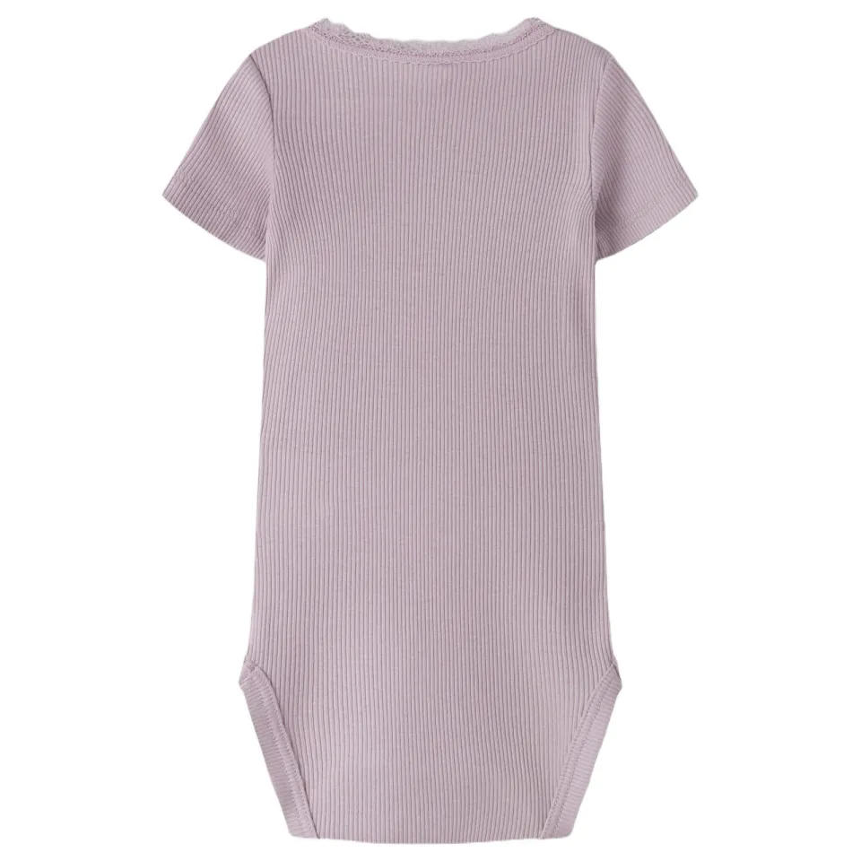 NAME IT BABY romper roze rib gebreid, foto 2