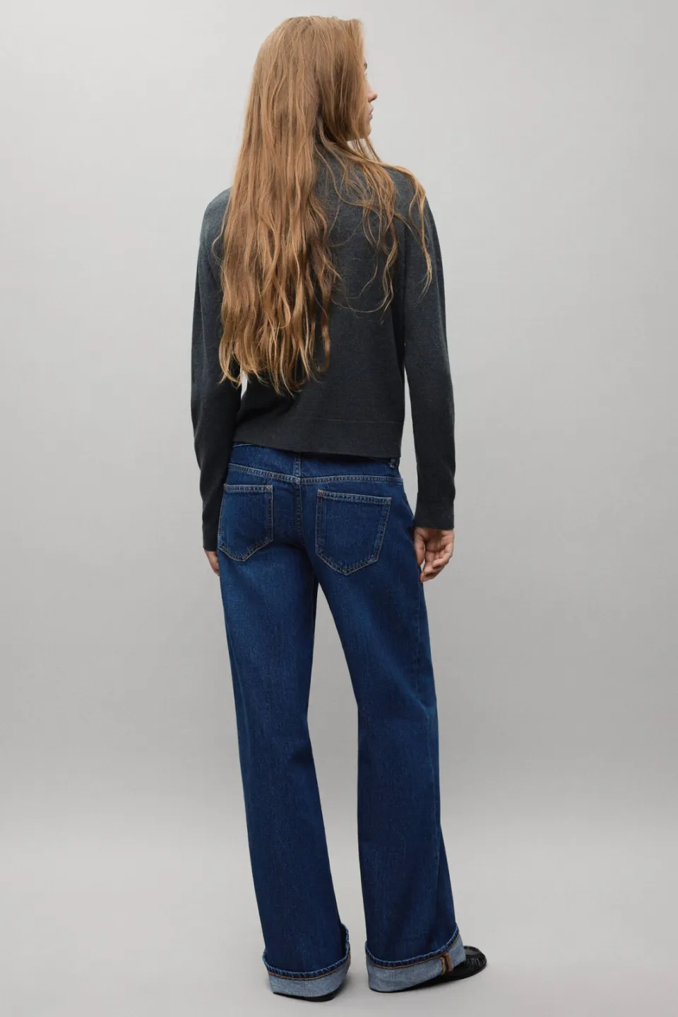 Mango TEEN straight leg jeans - changeant blauw, foto 4