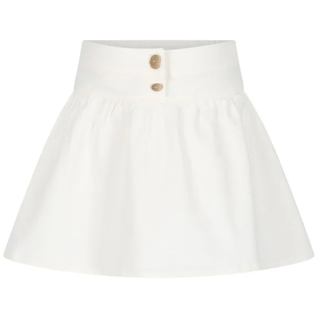 Le Chic denim korte rok wit