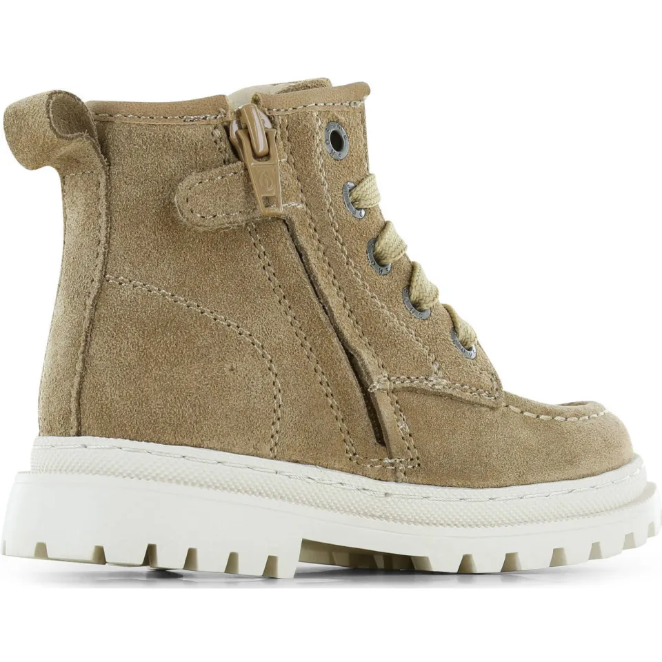 Shoesme suède veterboots beige, foto 2